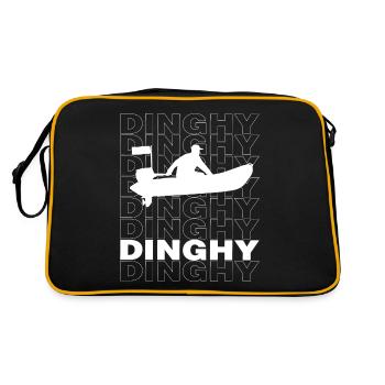 Awesome Dinghy Urban Design Streetwear - Retro Bag - black/gold - Back