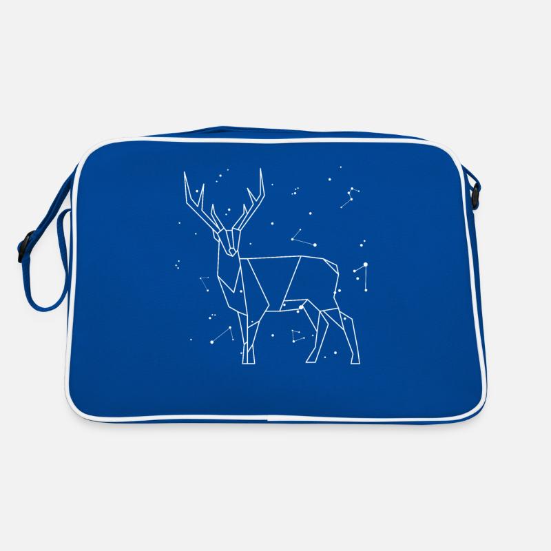 Constellation Cerf Signe Étoile Ciel Étoilé Sac Retro