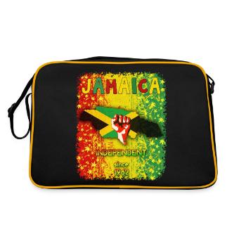 Journée indépendante jamaïcaine - Sac Retro - noir/or - Dos