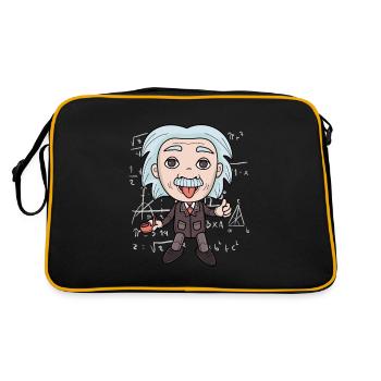 Skull with flowers Best gift - Retro Bag - black/gold - Back
