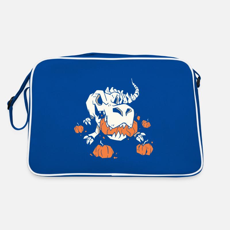 Trexs Skeleton Pumpkins Bestes Geschenk Retro Tasche