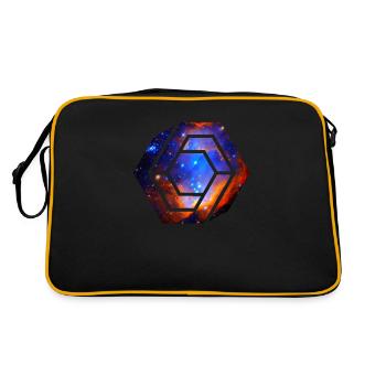 Espace - Sac Retro - noir/or - Dos
