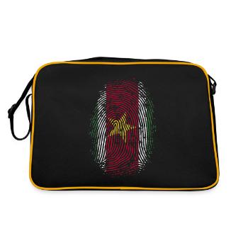 ÉQUIPE SURINAME - Sac Retro - noir/or - Dos