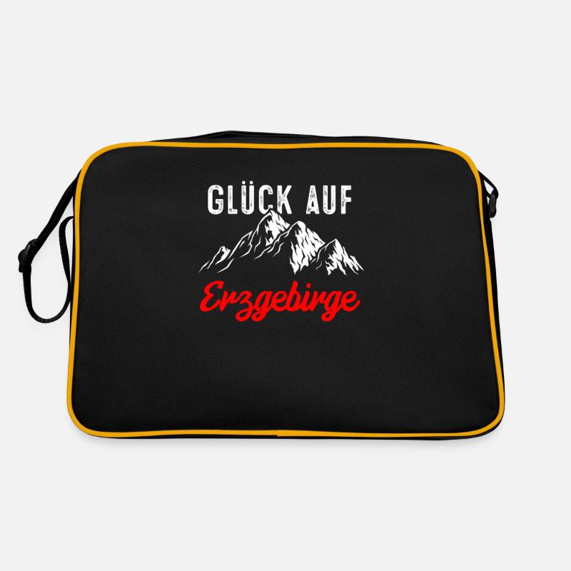 Glueck auf Erzgebirge Retro Tasche