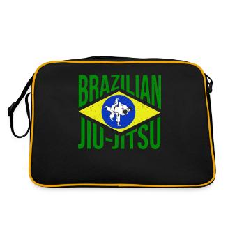 Jiu-Jitsu brésilien BJJ - Sac Retro - noir/or - Dos
