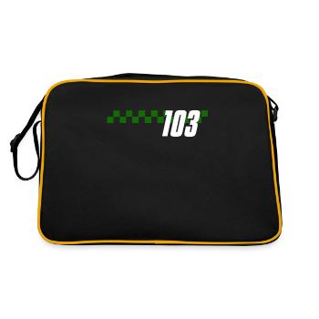 MAILLOT NUMÉRO 103 CENTO E TRES - Sac Retro - noir/or - Dos