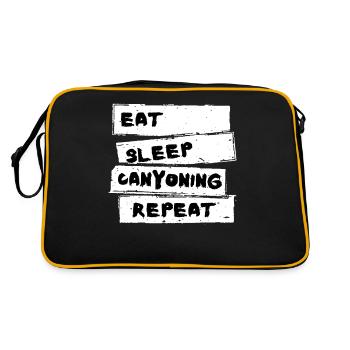 Canyoning - sport tea - Retro Bag - black/gold - Back