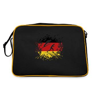 Cadeau De Combinaison Nordique Pour Les Amateurs - Sac Retro - noir/or - Dos