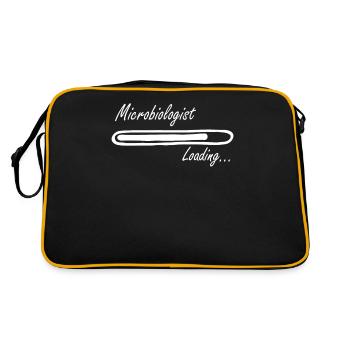 Microbiologist Loading Tea - Retro Bag - black/gold - Back