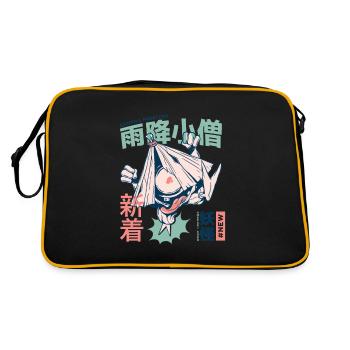 Manga - Sac Retro - noir/or - Dos