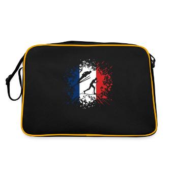 Cadeau De Combinaison Nordique Pour Les Amateurs - Sac Retro - noir/or - Dos