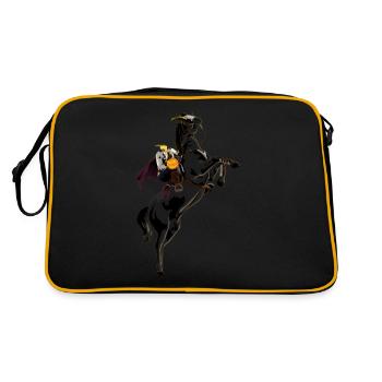 Headless Horseman Halloween Sleepy Hollow - Retro Bag - black/gold - Back