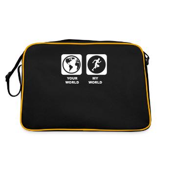 Sprinting lover - Retro Bag - black/gold - Back