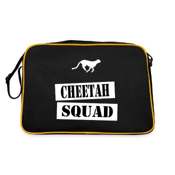 join the cheetah squad - Retro Bag - black/gold - Back
