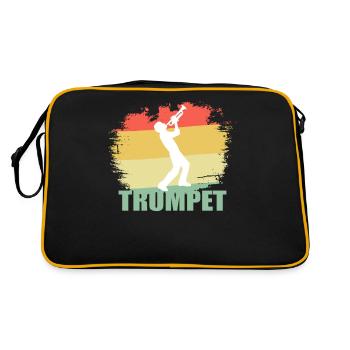 Retro Trumpet Tee - Retro Bag - black/gold - Back