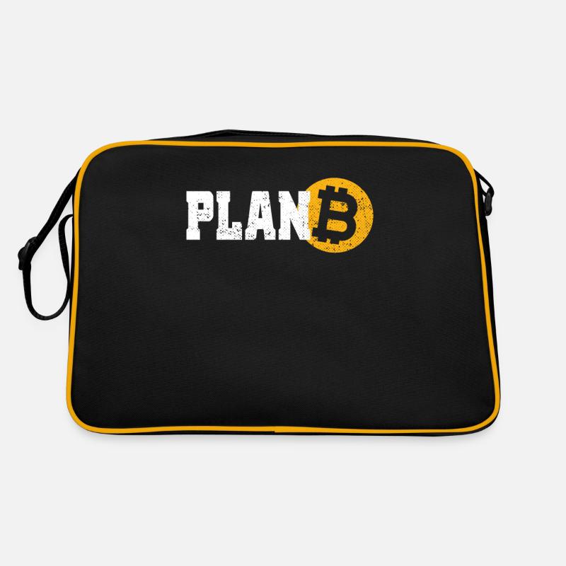 Bitcoin Plan B Kryptowährung BTC Für Bitcoin Fan Retro Tasche