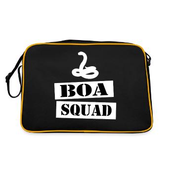 join the boa squad - Retro Bag - black/gold - Back