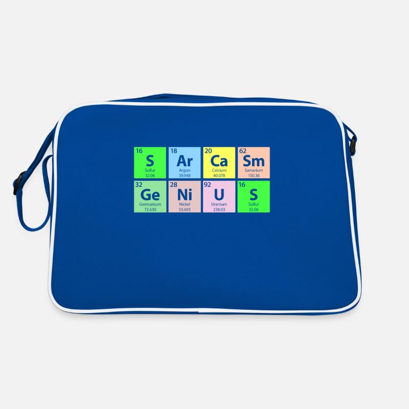 Sarcasm Genius Periodic Table Retro Bag