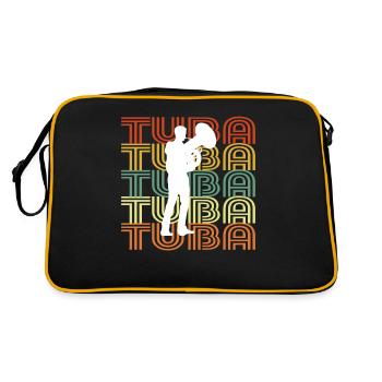 TUBA - Sac Retro - noir/or - Dos