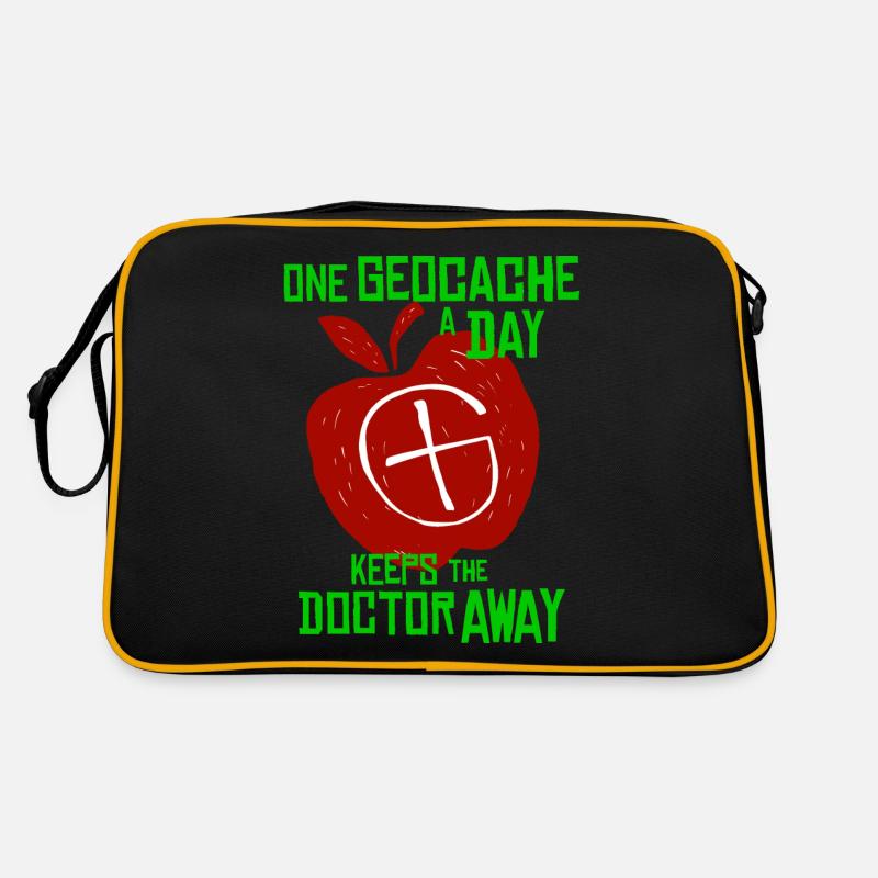 Geocaching Geschenke Caches Geocacher Retro Tasche