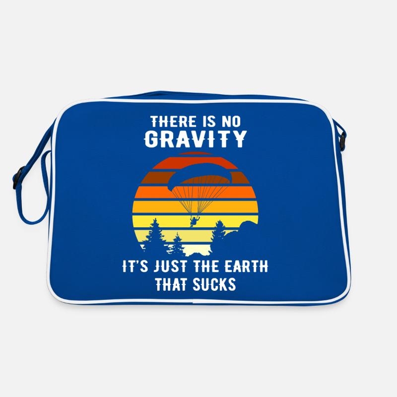 Paragliding Funny Paragliding Gift Retro Bag