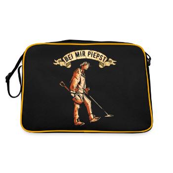Sondler Drôle de sort Sondeur avec détecteur - Sac Retro - noir/or - Dos