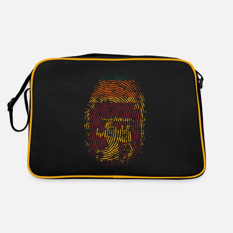 TEAM SRI LANKA - Retro Tasche - Schwarz/Gold