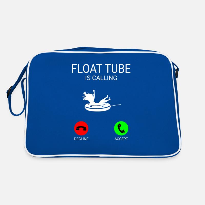 Float Tube is calling unique float tube tee Retro Tasche