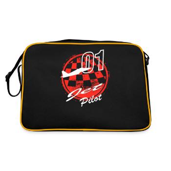 JET PILOT - Sac Retro - noir/or - Dos