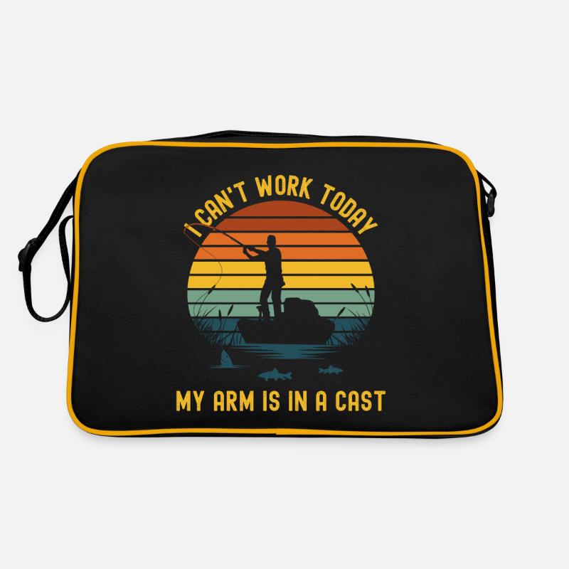 Je ne peux pas travailler aujourd’hui Mon bras est dans un casting Sac Retro