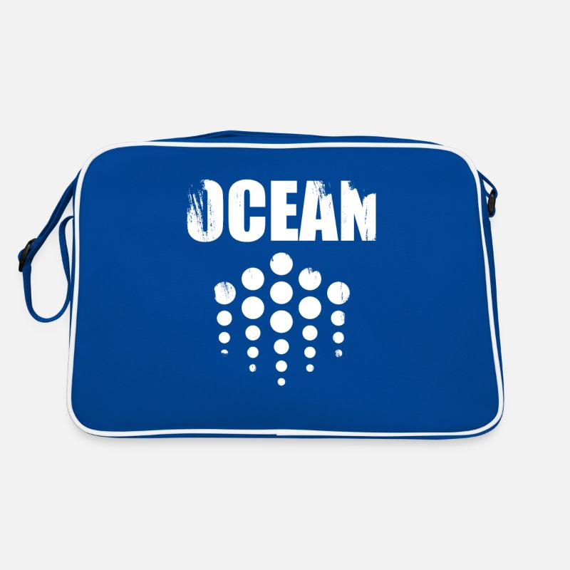 Crypto Cryptocurrency Zeichen Ocean Geschenkidee Retro Tasche