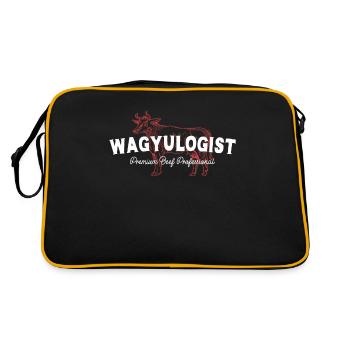 Wagyulogist Wagyu Beef GrillMaster Japan Steak - Retro Bag - black/gold - Back