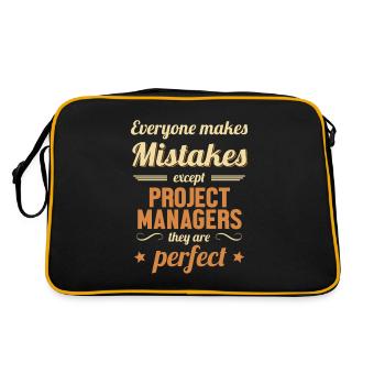 Project Manager are Perfect IT Project Manager - Retro Bag - black/gold - Back