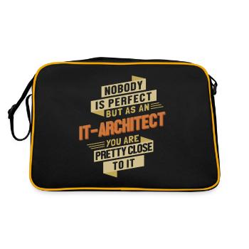 IT-Architect close to Perfect Cloud Architect - Retro Tasche - Schwarz/Gold - Hinten