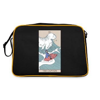 Capitaine Tarot carte occulte Tarot planeur - Sac Retro - noir/or - Dos