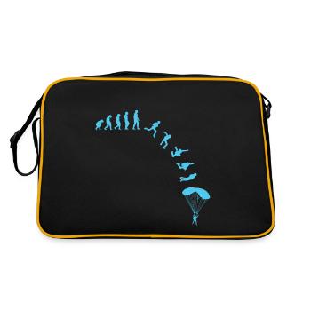 Skydiver Evolution Parachutistes - Sac Retro - noir/or - Dos