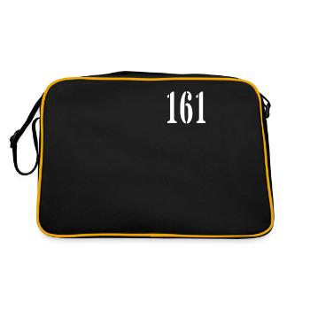 sto szescdziesiat jeden - Retro Tasche - Schwarz/Gold - Hinten