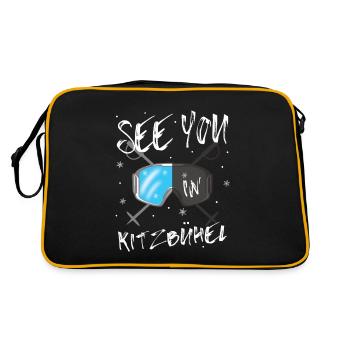 Kitzbühel Ski Tyrol Snowboard Autriche - Sac Retro - noir/or - Dos