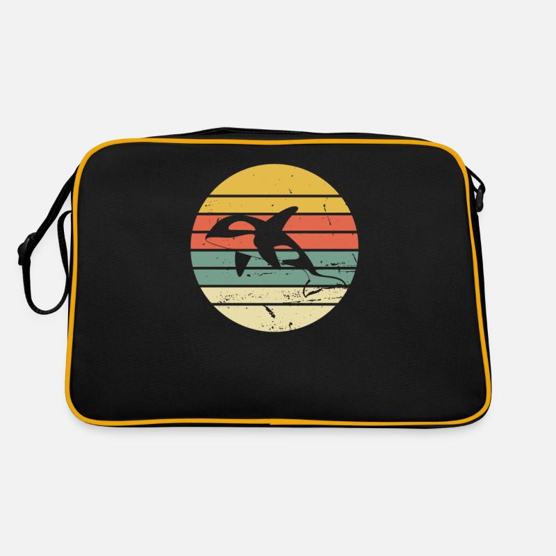Retro Orca Schwertwal Killerwal Retro Tasche