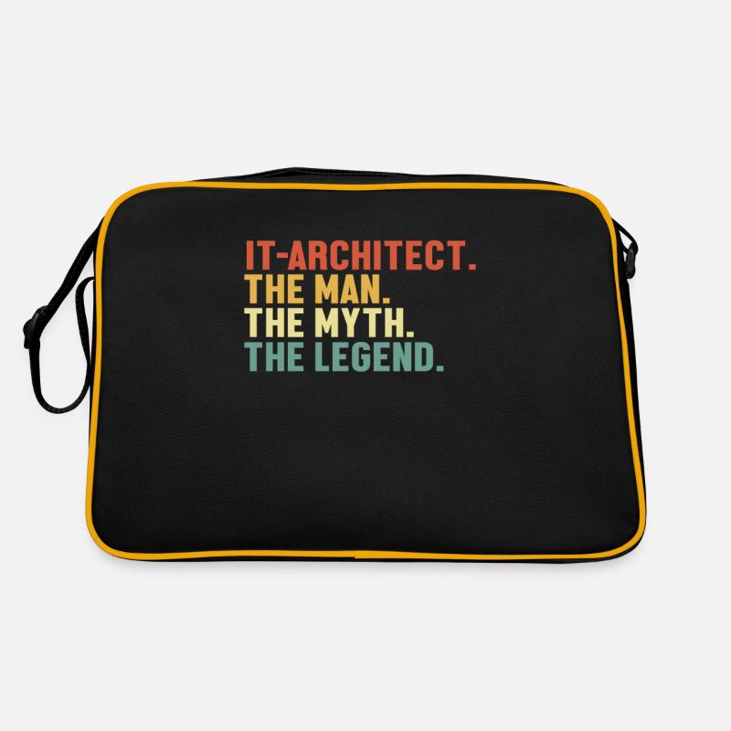 IT-Architect Man Myth Legend Cloud Architect Retro Tasche