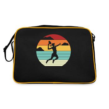 Paddleball Padel Tennis Platform Tennis Padel - Retro Bag - black/gold - Back