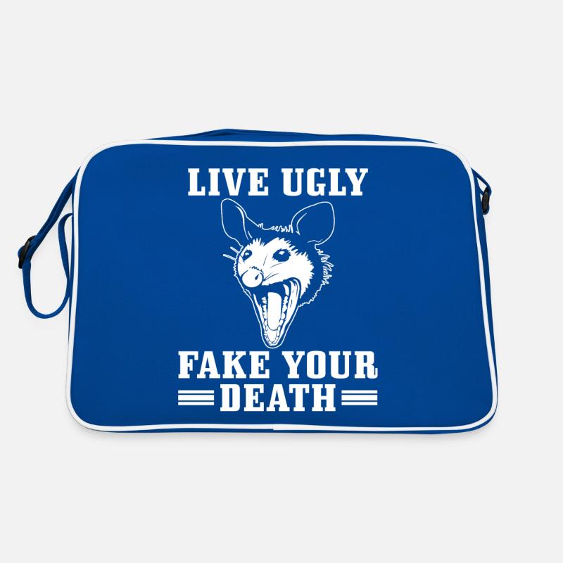 opossum tier beutelratte beuteltier Retro Tasche
