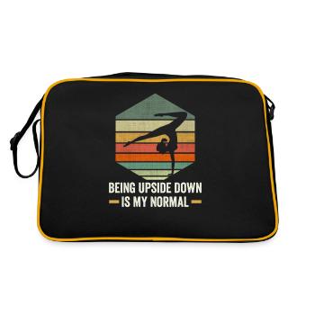 Gymnastics Gymnastics Trainer Sports Gymnastics Team - Retro Bag - black/gold - Back