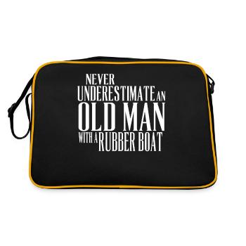 FANTASTIC RUBBER BOAT BIRTHDAY PRESENT IDEAS - Retro Bag - black/gold - Back