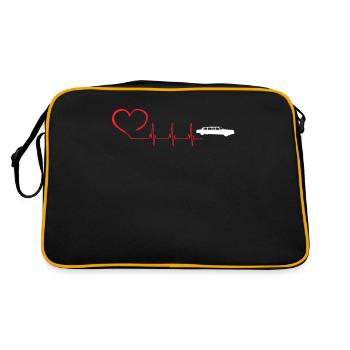 Heartbeat pour limousine - Sac Retro - noir/or - Dos