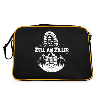 Zell am Ziller Austria Tyrol Holidays - Retro Bag - black/gold - Back