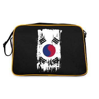 South Korea South Korea South Korea - Retro Bag - black/gold - Back
