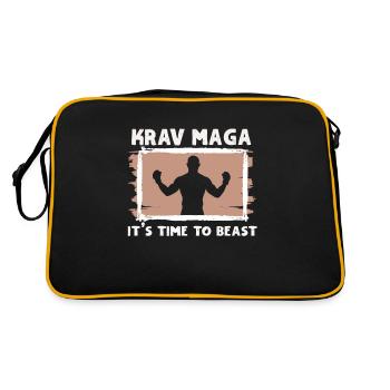 Krav Maga Arts Martiaux Krav Maga Entraîneur Krav Maga - Sac Retro - noir/or - Dos