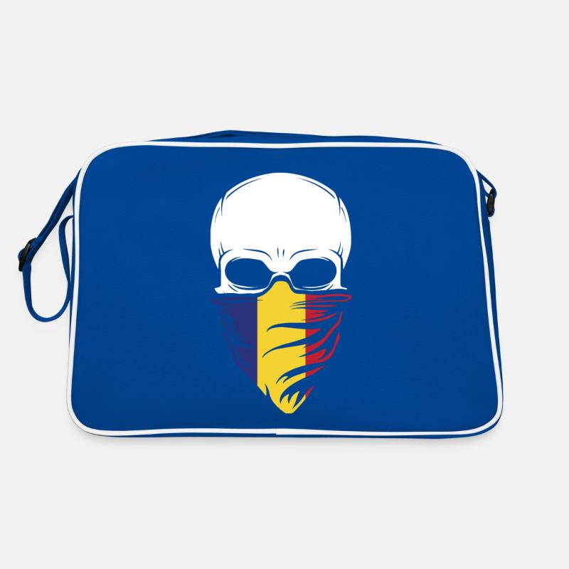 Dia De Los Muertos - Crâne de Roumanie Sac Retro
