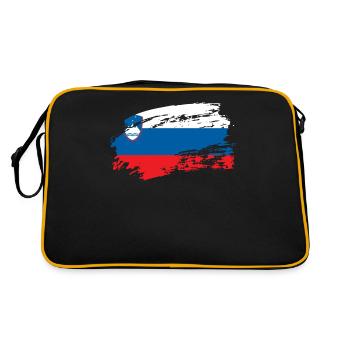 slovénie slovénie - Sac Retro - noir/or - Dos